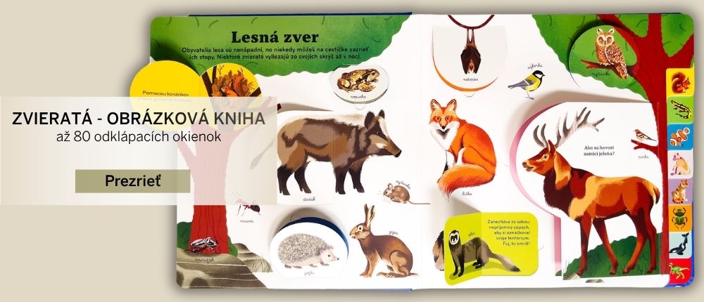 Zvieratá Moja obrázková kniha s okienkami